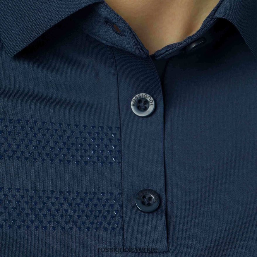 kvinnor Rossignol mörk marinblå lätt pikétröja som andas blast 0P00HR693