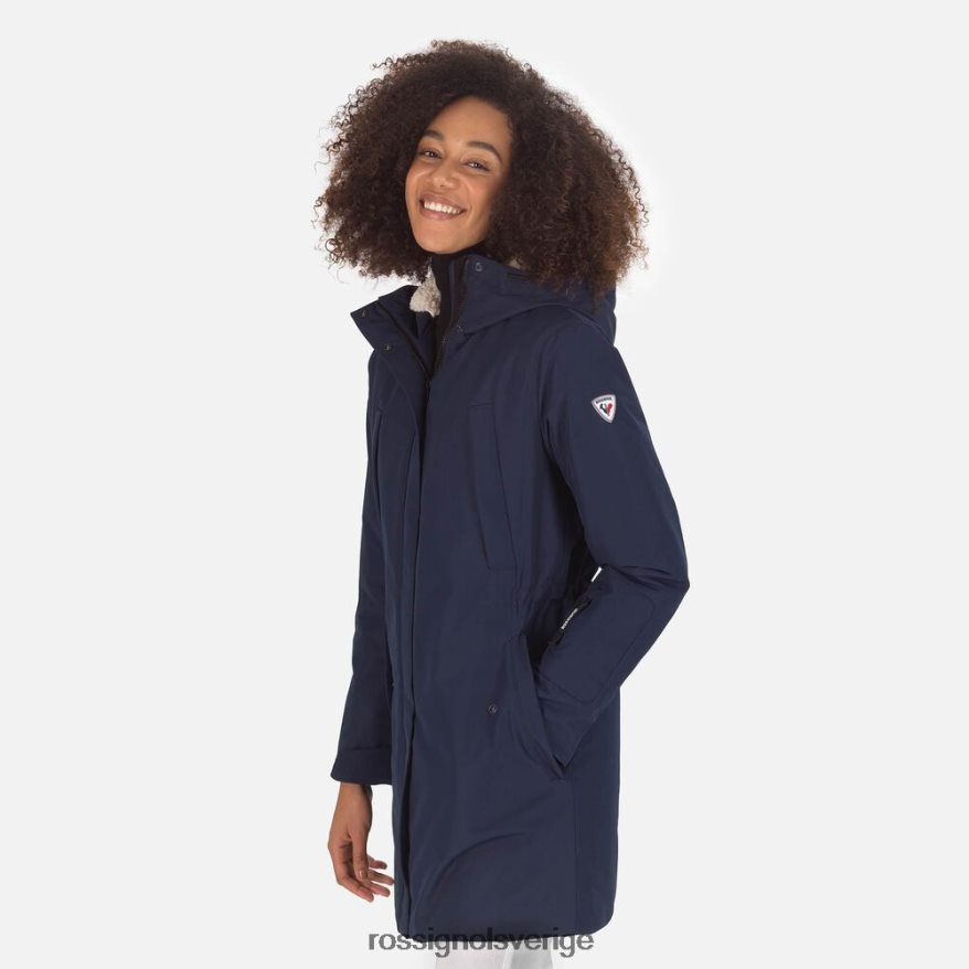 kvinnor Rossignol mörk marinblå parkas blast 0P00HR854
