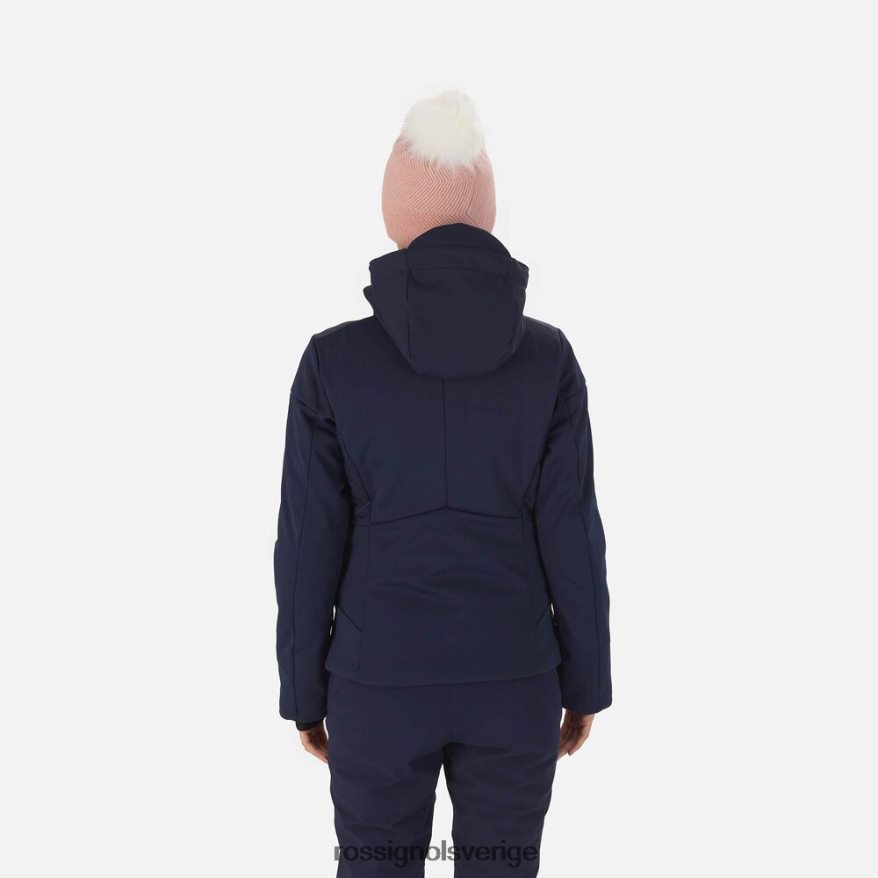 kvinnor Rossignol mörk marinblå platt softshell skidjacka blast 0P00HR780