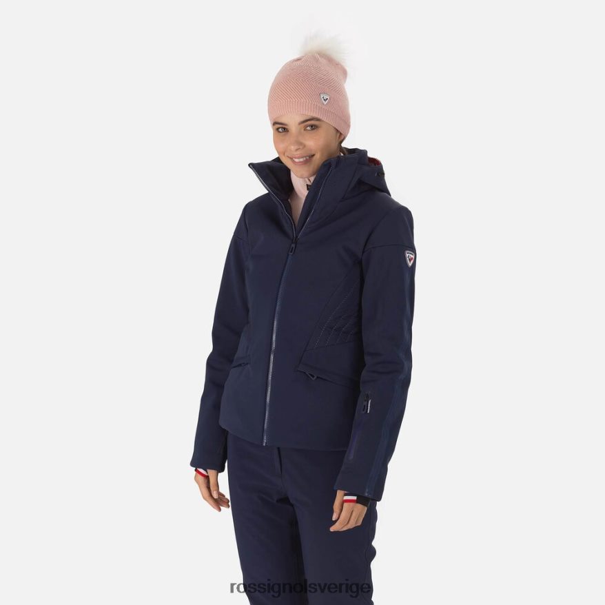kvinnor Rossignol mörk marinblå platt softshell skidjacka blast 0P00HR780