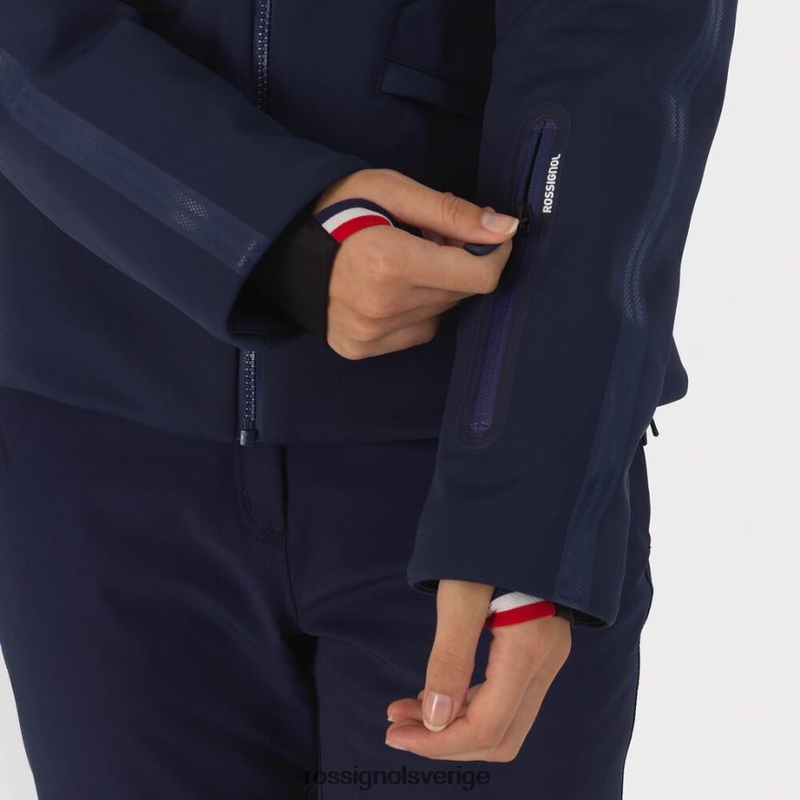 kvinnor Rossignol mörk marinblå platt softshell skidjacka blast 0P00HR780