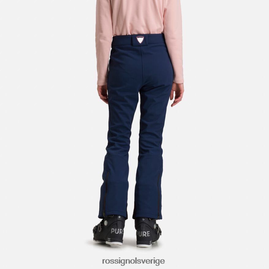 kvinnor Rossignol mörk marinblå platta softshell skidbyxor bottnar 0P00HR1087