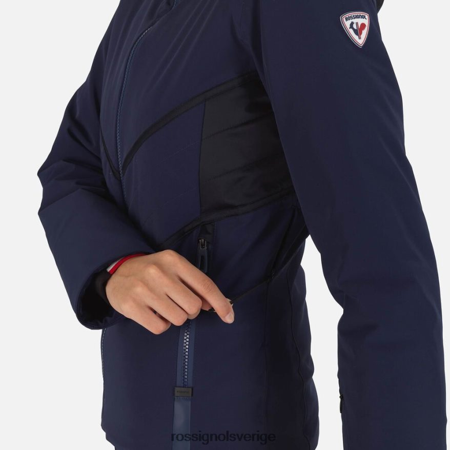 kvinnor Rossignol mörk marinblå react merino skidjacka blast 0P00HR791