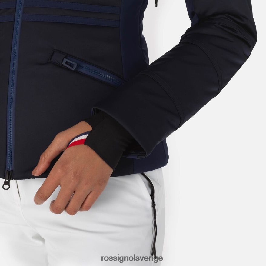 kvinnor Rossignol mörk marinblå roc skidjacka blast 0P00HR1059