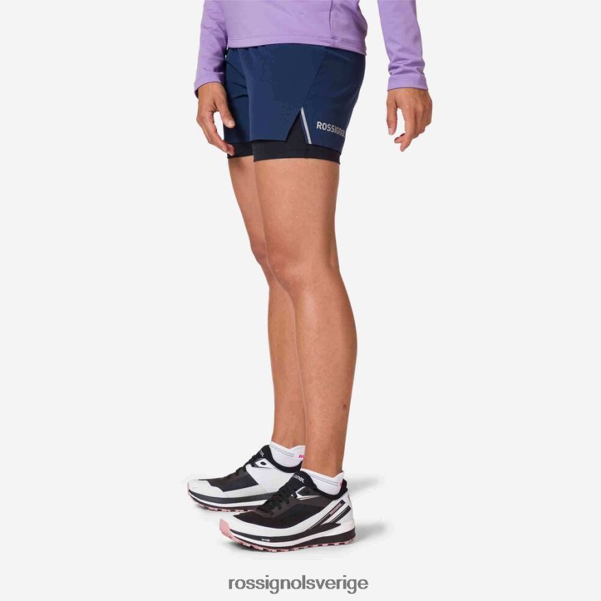 kvinnor Rossignol mörk marinblå trail löparshorts bottnar 0P00HR721