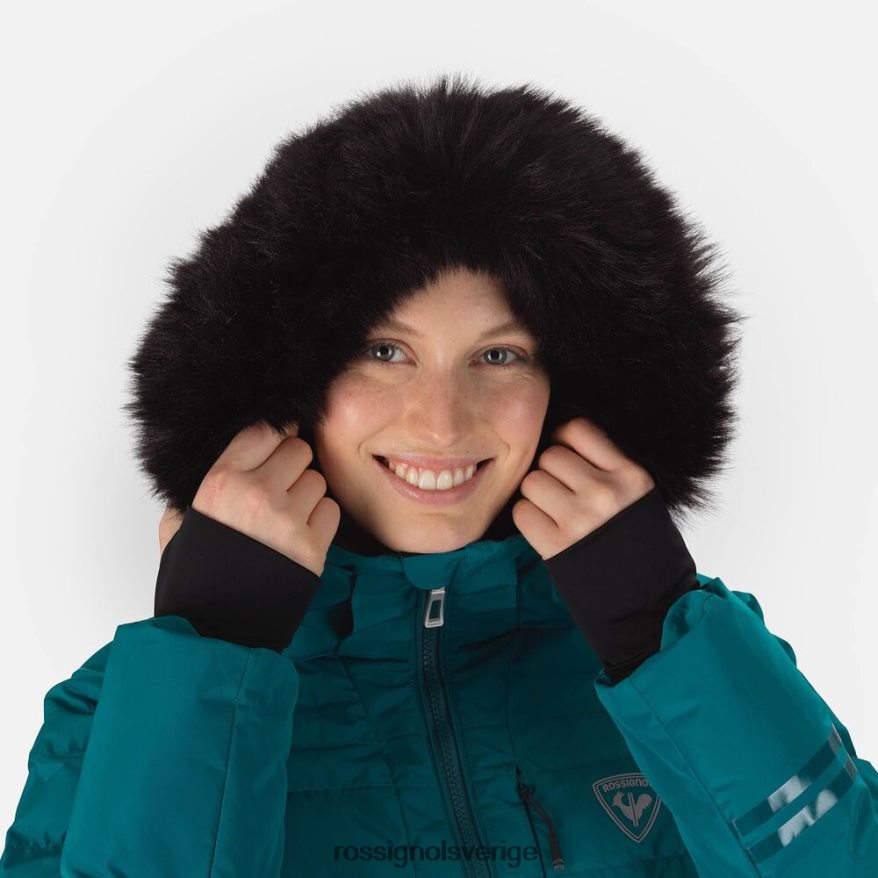 kvinnor Rossignol mörk smaragd rapide pearly skidjacka blast 0P00HR788