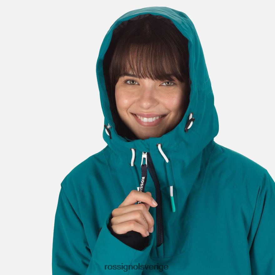 kvinnor Rossignol mörksmaragd skpr anorak blast 0P00HR1052
