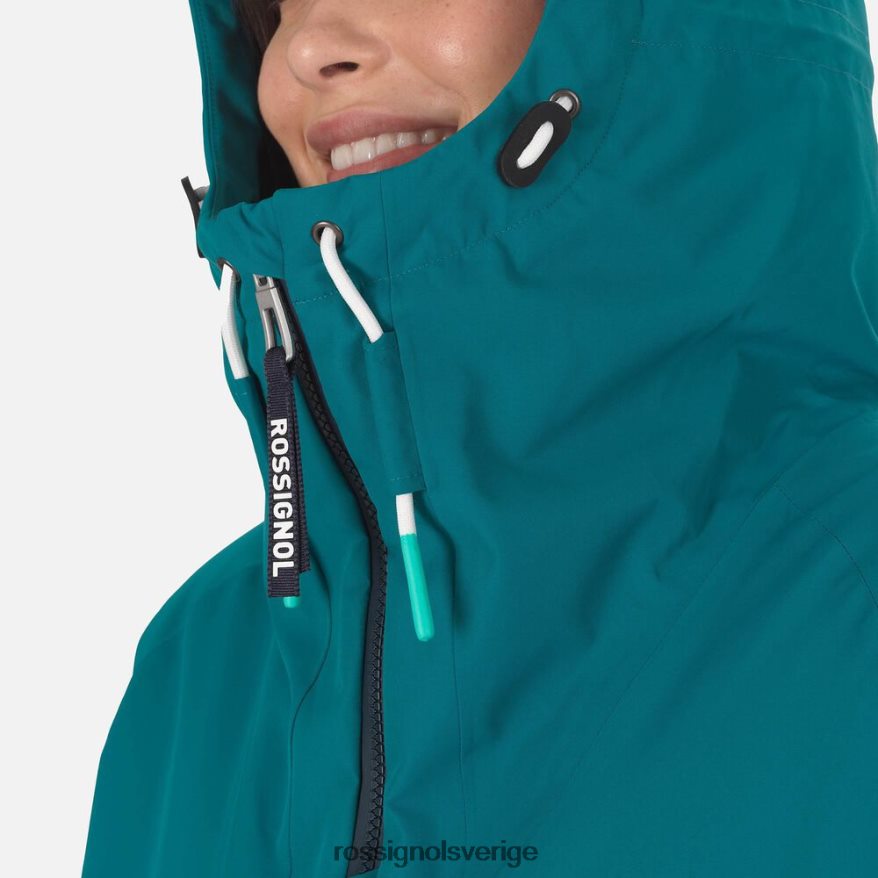 kvinnor Rossignol mörksmaragd skpr anorak blast 0P00HR1052