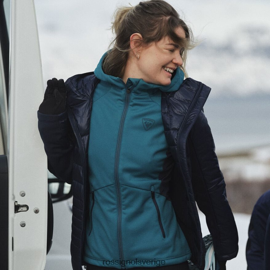 kvinnor Rossignol mörksmaragd softshell jacka blast 0P00HR1120