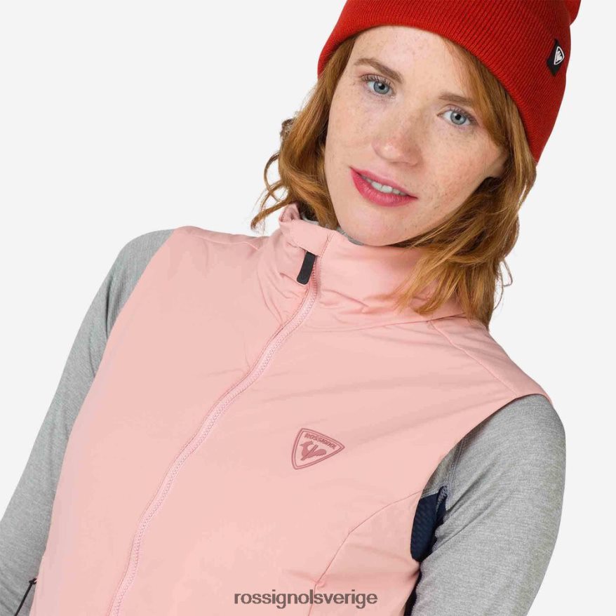 kvinnor Rossignol pastellrosa väst på sidan blast 0P00HR899