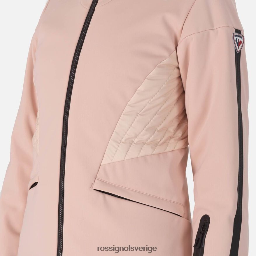 kvinnor Rossignol puderrosa platt softshell skidjacka blast 0P00HR799