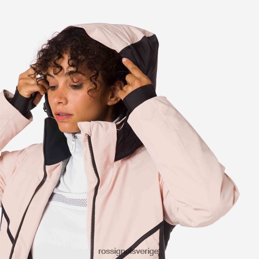 kvinnor Rossignol puderrosa react merino skidjacka blast 0P00HR1081