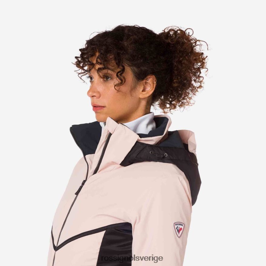 kvinnor Rossignol puderrosa react merino skidjacka blast 0P00HR1081