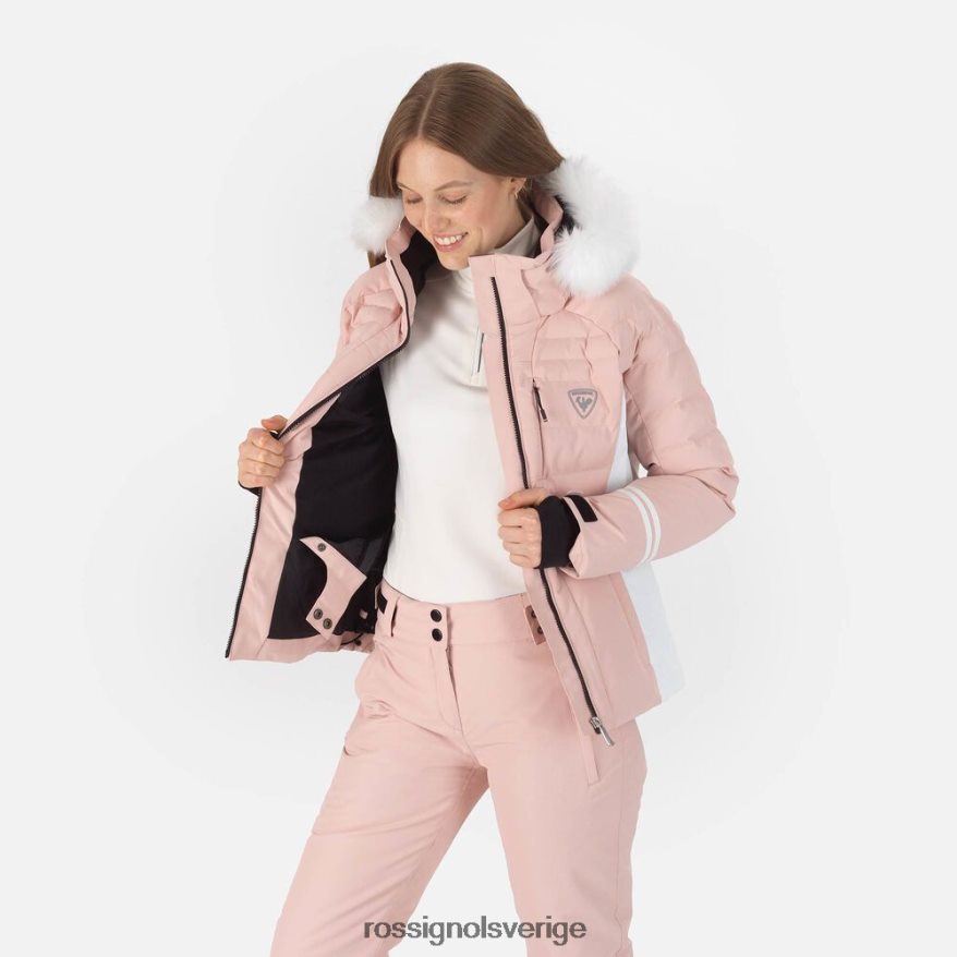 kvinnor Rossignol puderrosa snabb skidjacka blast 0P00HR1113