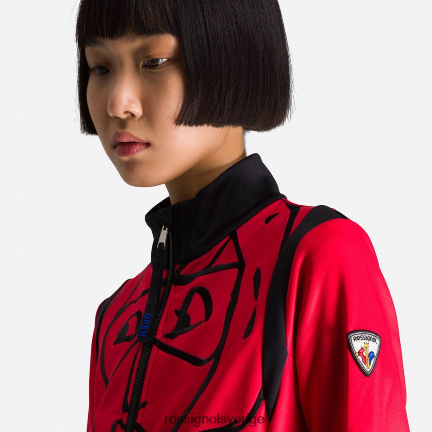 kvinnor Rossignol röd jcc climi jacka blast 0P00HR997