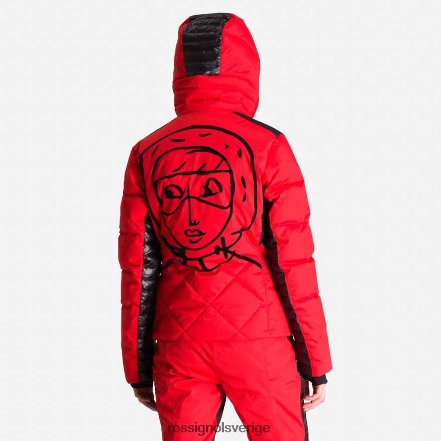 kvinnor Rossignol röd jcc stellar dunjacka blast 0P00HR795
