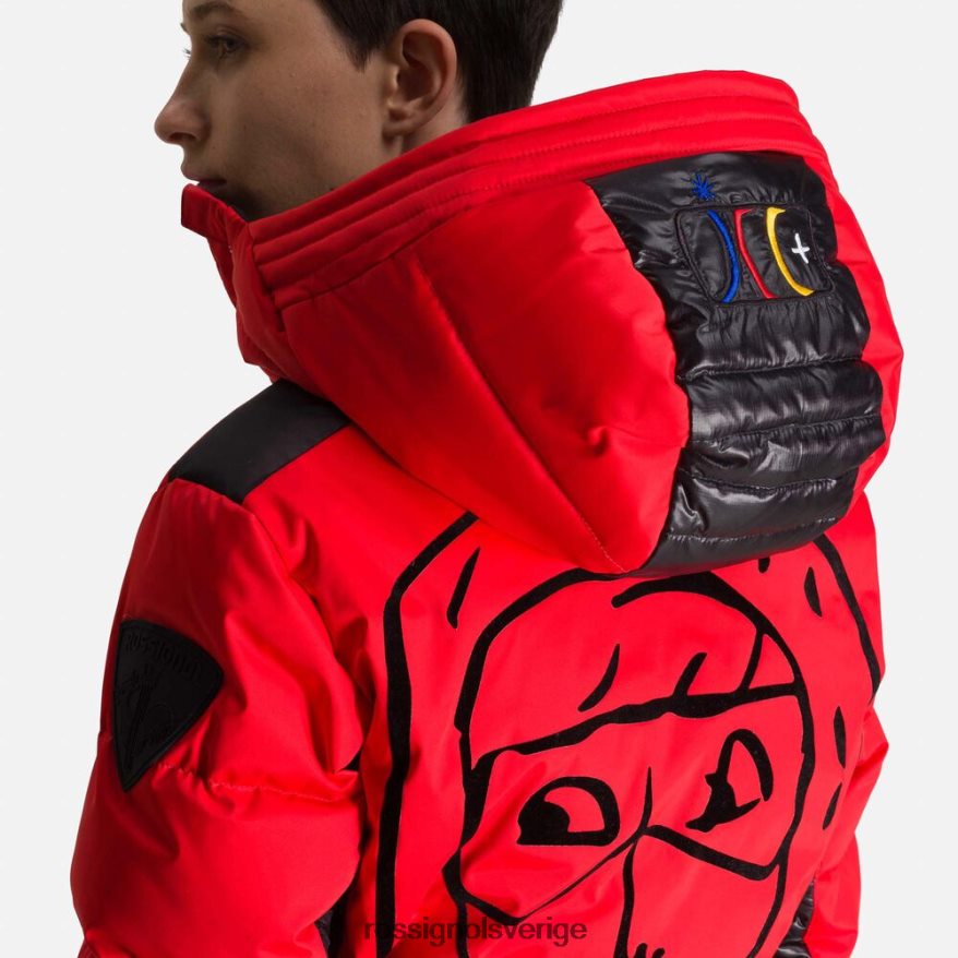 kvinnor Rossignol röd jcc stellar dunjacka blast 0P00HR795