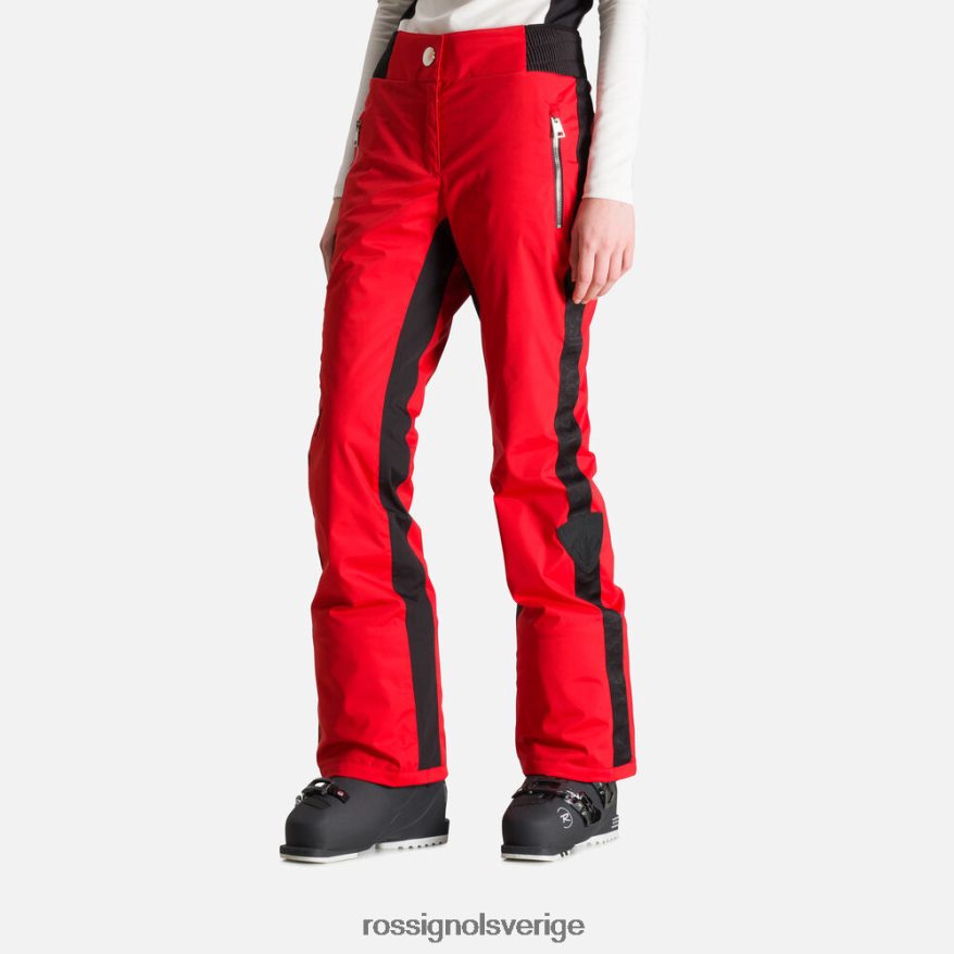 kvinnor Rossignol röd jcc stellar skidbyxor bottnar 0P00HR1013