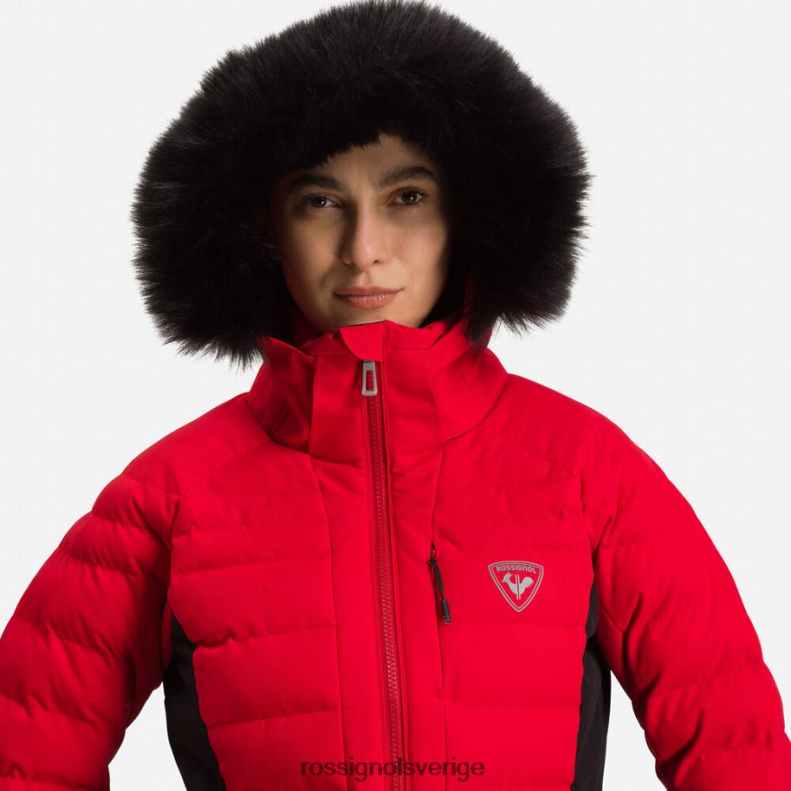 kvinnor Rossignol sportsred snabb skidjacka blast 0P00HR796