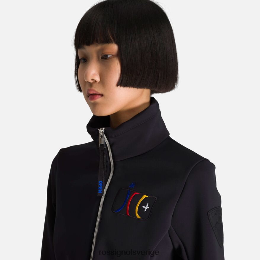 kvinnor Rossignol svart JCC Brady Mjuk jacka med tryck blast 0P00HR996