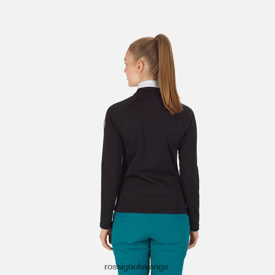 kvinnor Rossignol svart antenn fleece med full dragkedja blast 0P00HR709