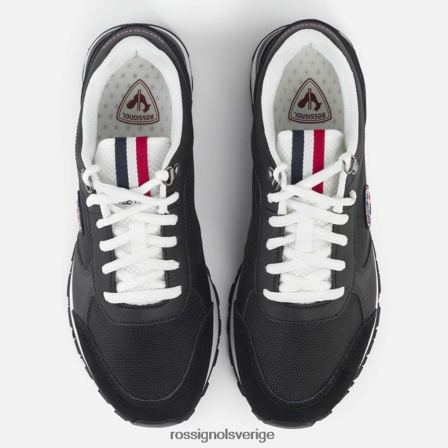 kvinnor Rossignol svart arv sneakers Skodon 0P00HR703