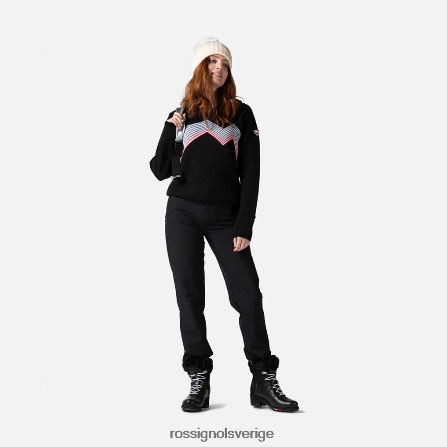 kvinnor Rossignol svart bergstopp med rund hals blast 0P00HR903