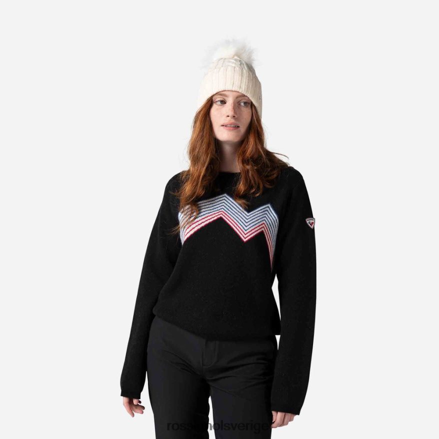 kvinnor Rossignol svart bergstopp med rund hals blast 0P00HR903