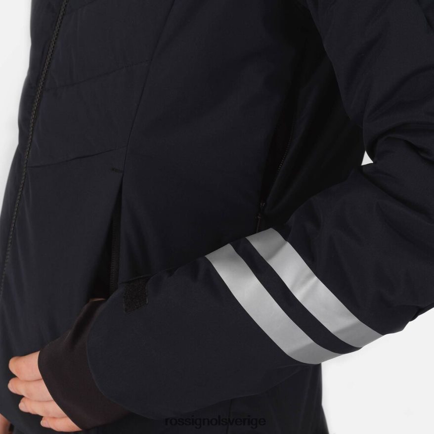 kvinnor Rossignol svart courbe skidjacka blast 0P00HR1121