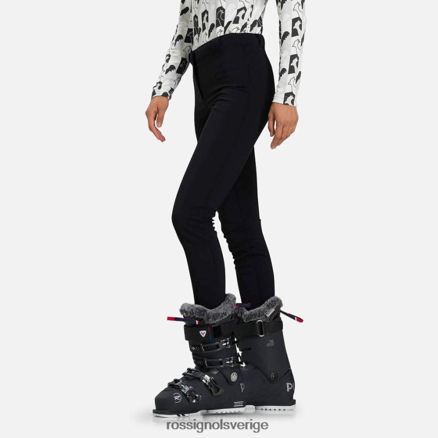kvinnor Rossignol svart fuseau skidbyxor bottnar 0P00HR792