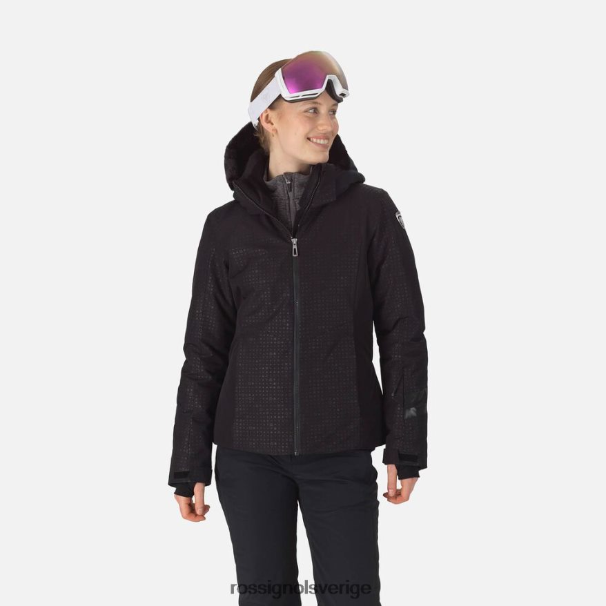 kvinnor Rossignol svart kontroll skidjacka blast 0P00HR930