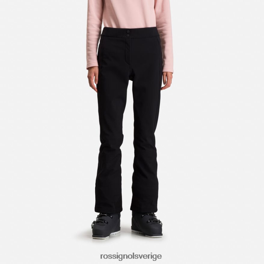 kvinnor Rossignol svart platta softshell skidbyxor bottnar 0P00HR1101