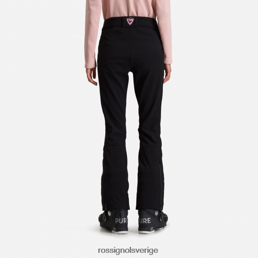 kvinnor Rossignol svart platta softshell skidbyxor bottnar 0P00HR1101