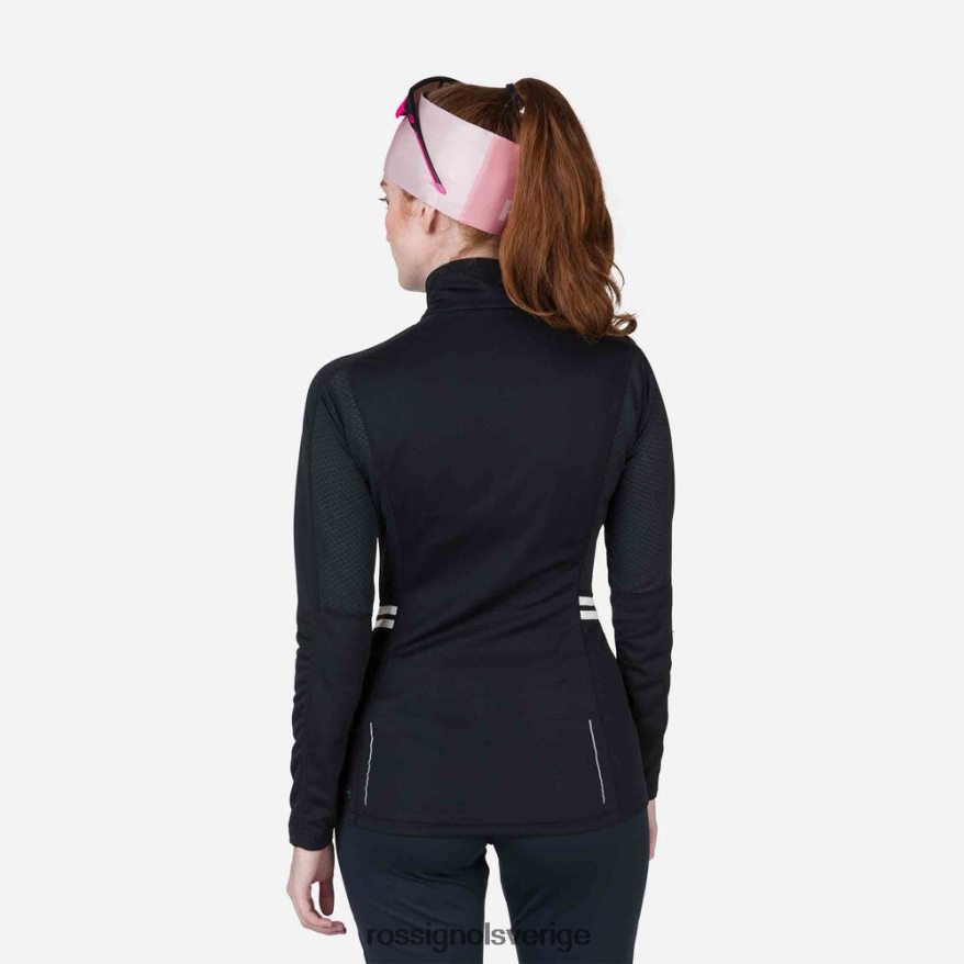 kvinnor Rossignol svart poursuite topp med halv dragkedja blast 0P00HR865