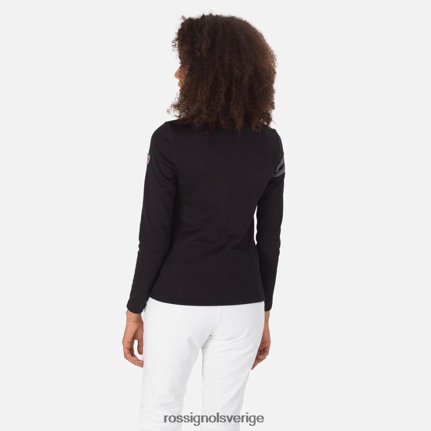 kvinnor Rossignol svart resort halv-dragkedja topp blast 0P00HR743