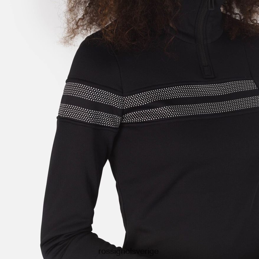 kvinnor Rossignol svart resort halv-dragkedja topp blast 0P00HR743