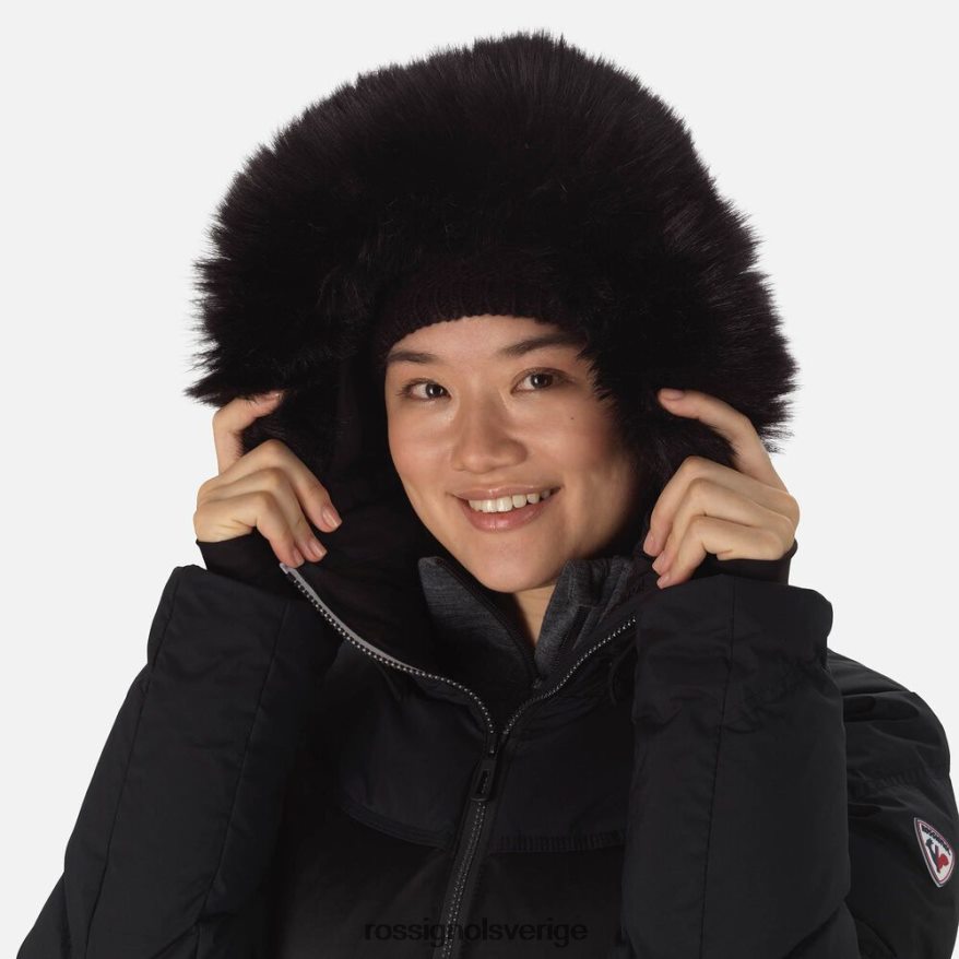 kvinnor Rossignol svart signatur dun skidjacka blast 0P00HR1094