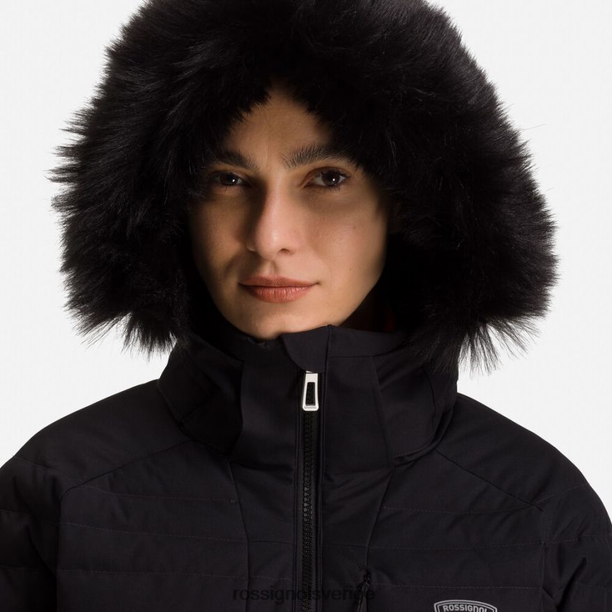 kvinnor Rossignol svart snabb skidjacka blast 0P00HR821