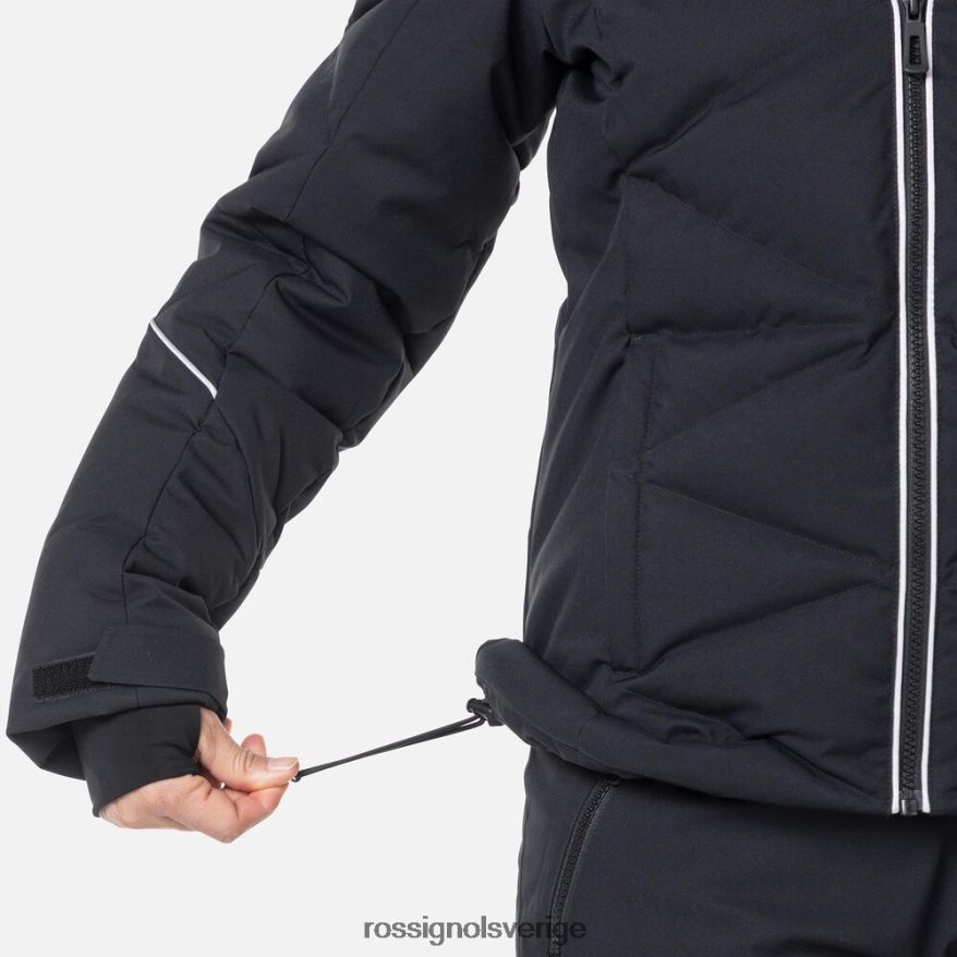 kvinnor Rossignol svart staci skidjacka blast 0P00HR759