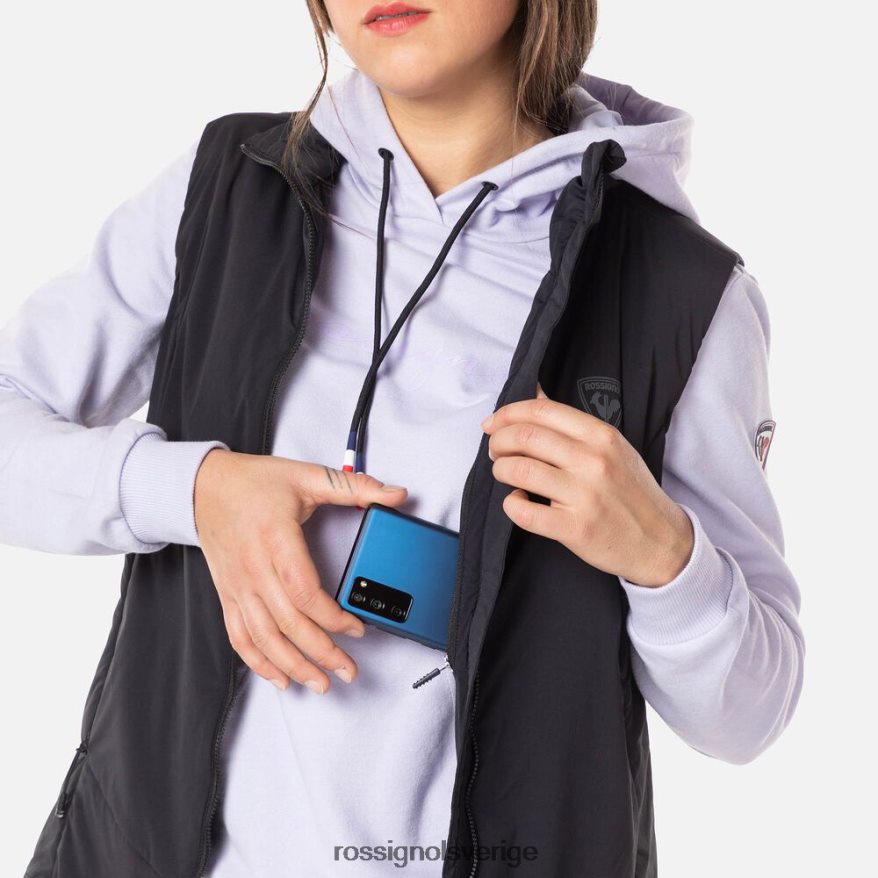 kvinnor Rossignol svart väst på sidan blast 0P00HR830