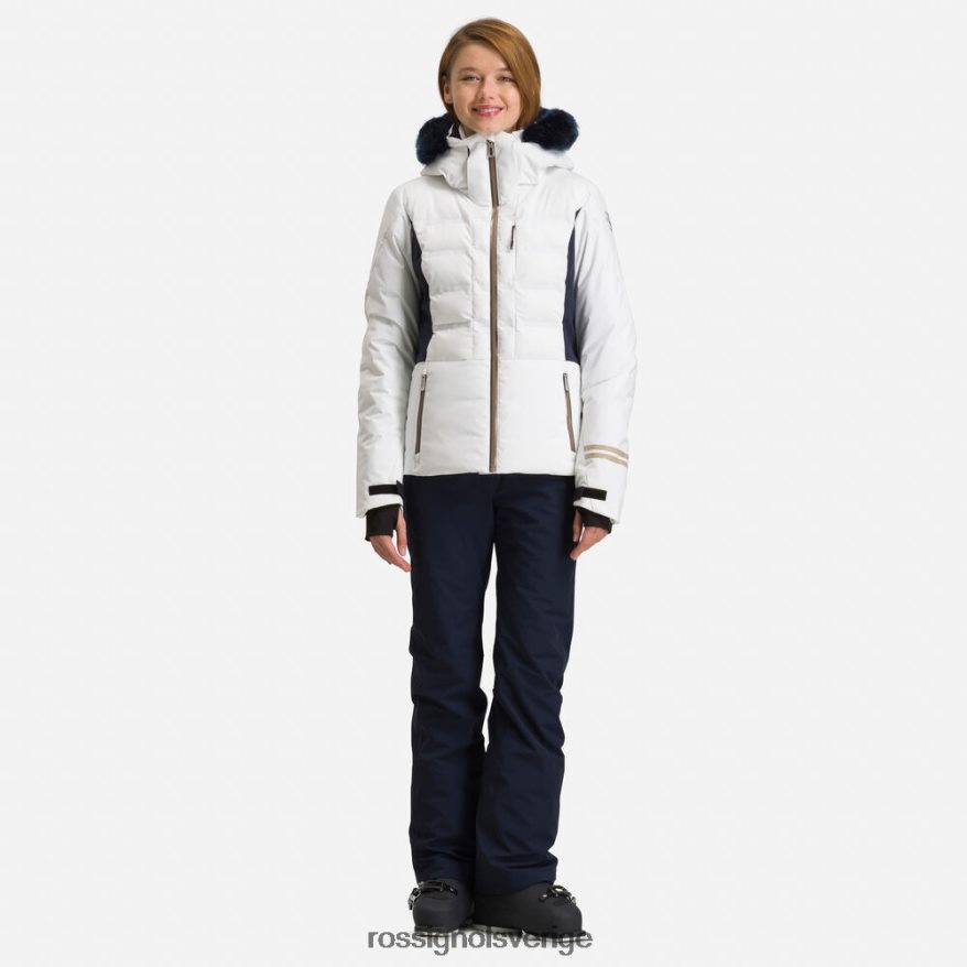 kvinnor Rossignol vit avresa skidjacka blast 0P00HR793