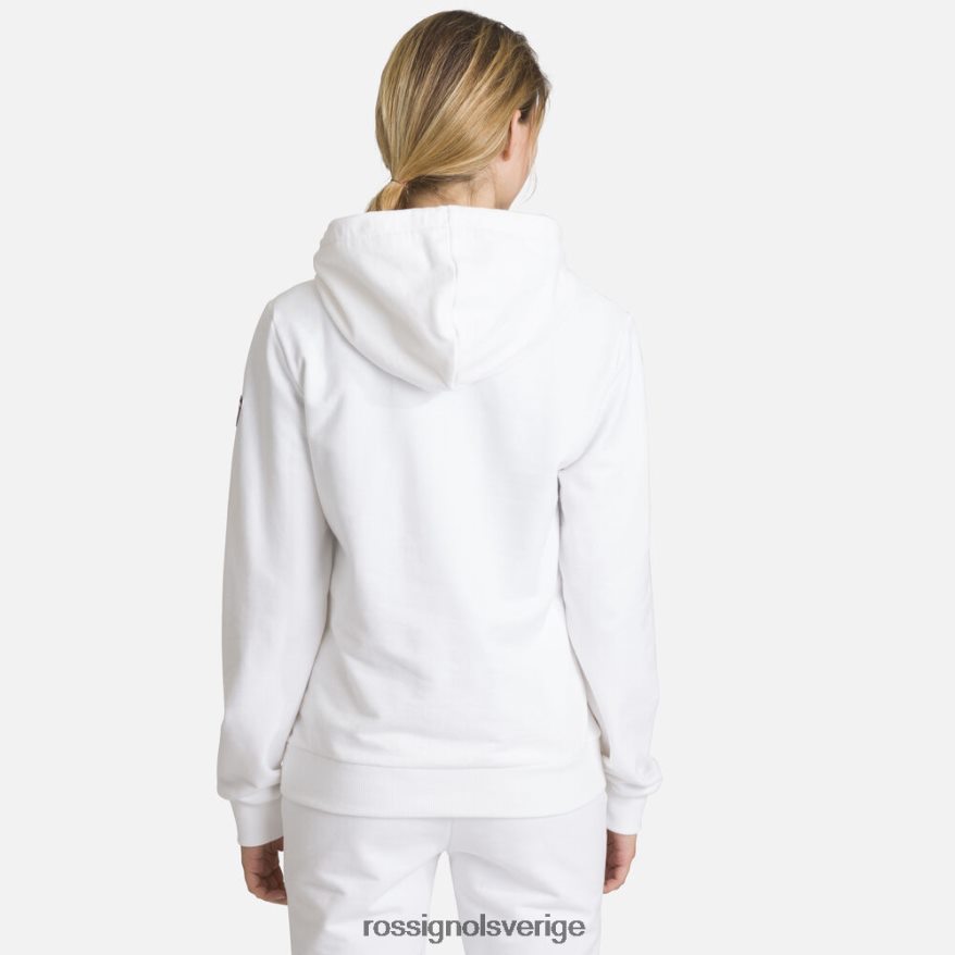 kvinnor Rossignol vit bomullströja med huva med logotyp blast 0P00HR931