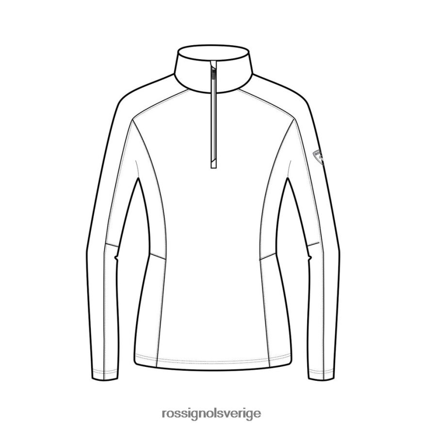 kvinnor Rossignol vit classique 1/2 dragkedja blast 0P00HR982