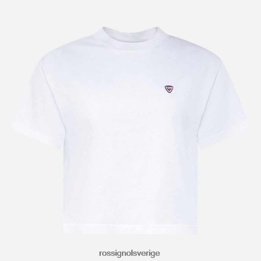 kvinnor Rossignol vit crop tee blast 0P00HR716