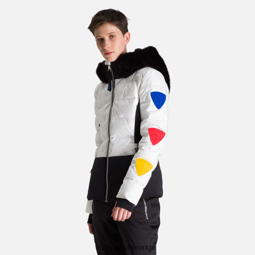 kvinnor Rossignol vit jcc twins dunjacka blast 0P00HR1115