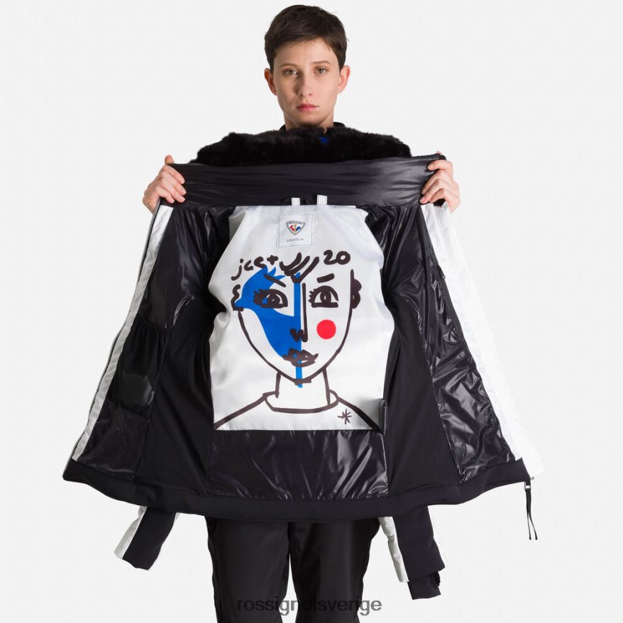 kvinnor Rossignol vit jcc twins dunjacka blast 0P00HR1115