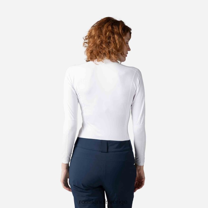 kvinnor Rossignol vit klassisk topp med halv dragkedja blast 0P00HR957