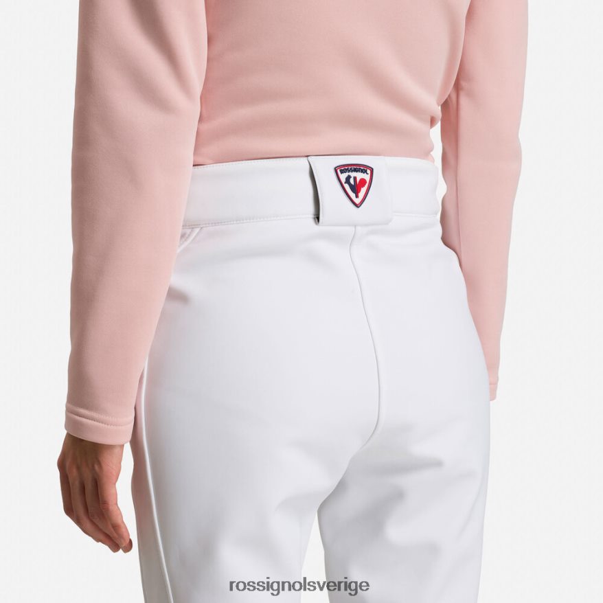 kvinnor Rossignol vit platta softshell skidbyxor bottnar 0P00HR769