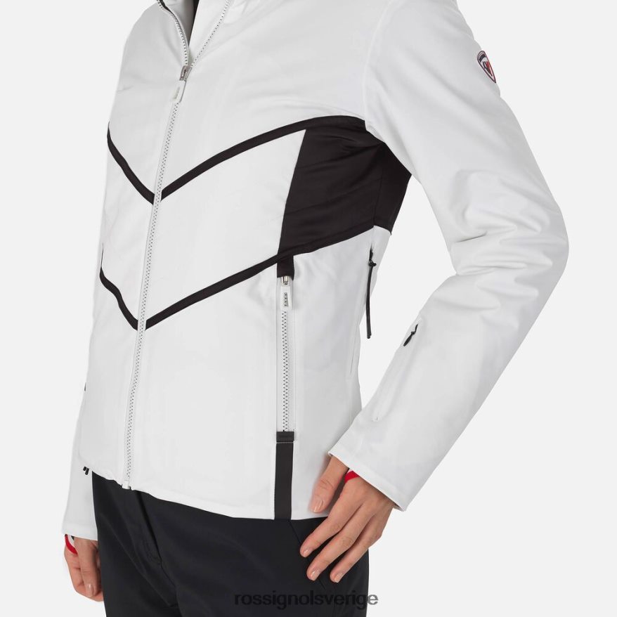 kvinnor Rossignol vit react merino skidjacka blast 0P00HR1060