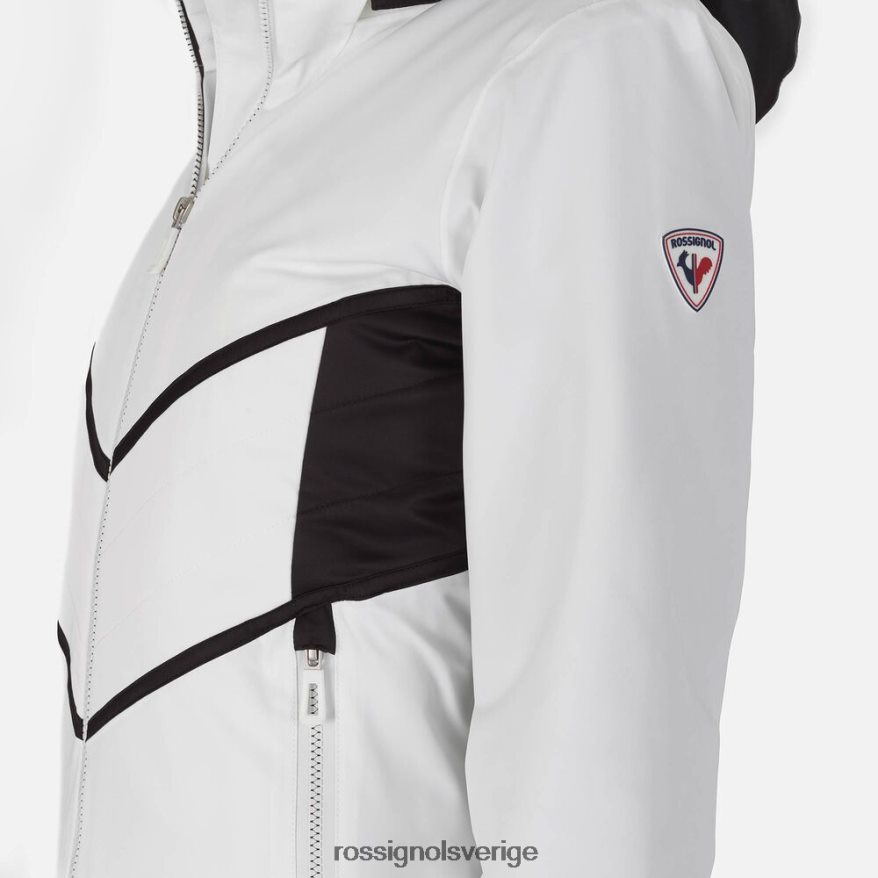 kvinnor Rossignol vit react merino skidjacka blast 0P00HR1060